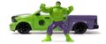 Autíčko Marvel 2014 Ram 1500 Jada kovové s otvárateľnými časťami a figúrkou Hulka dĺžka 20 cm 1:24