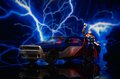 Autíčko Marvel Dodge Challenger SRT Hellcat Jada kovové s otvárateľnými časťami a figúrkou Thor dĺžka 20 cm 1:24