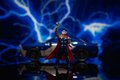 Autíčko Marvel Dodge Challenger SRT Hellcat Jada kovové s otvárateľnými časťami a figúrkou Thor dĺžka 20 cm 1:24