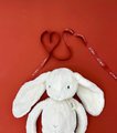 Plyšový zajačik The Bunny White Histoire d'Ours biely 32 cm od 0 mes