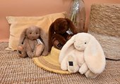 Plyšový zajačik The Bunny Vanilla Histoire d'Ours béžový 32 cm od 0 mes