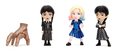Figúrka zberateľská Wednesday Figure Single Pack Jada kovová 4 rôzne druhy 6 cm výška