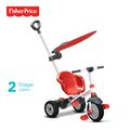 Trojkolka Fisher-Price Charm Plus Touch Steering smarTrike so slnečníkom červená