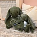 Plyšový zajačik The Bunny Kaki Histoire d’ Ours zelený 50 cm od 0 mes