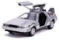 Autíčko Time Machine Back to the Future 2 Jada kovové s otvárateľnými dverami dĺžka 12,5 cm 1:32