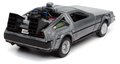 Autíčko Time Machine Back to the Future 1 Jada kovové s otvárateľnými dverami dĺžka 12,5 cm 1:32