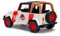 Autíčko Jeep Wrangler Jurassic World Jada kovové s otvárateľnými dverami dĺžka 10,2 cm 1:32