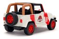 Autíčko Jeep Wrangler Jurassic World Jada kovové s otvárateľnými dverami dĺžka 10,2 cm 1:32