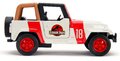 Autíčko Jeep Wrangler Jurassic World Jada kovové s otvárateľnými dverami dĺžka 10,2 cm 1:32