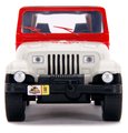 Autíčko Jeep Wrangler Jurassic World Jada kovové s otvárateľnými dverami dĺžka 10,2 cm 1:32