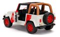 Autíčko Jeep Wrangler Jurassic World Jada kovové s otvárateľnými dverami dĺžka 10,2 cm 1:32