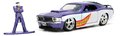Autíčko DC Ford Mustang Jada kovové s otvárateľnými dverami a figúrkou Joker dĺžka 12,8 cm 1:32