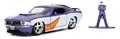 Autíčko DC Ford Mustang Jada kovové s otvárateľnými dverami a figúrkou Joker dĺžka 12,8 cm 1:32