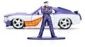 Autíčko DC Ford Mustang Jada kovové s otvárateľnými dverami a figúrkou Joker dĺžka 12,8 cm 1:32
