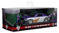 Autíčko DC Ford Mustang Jada kovové s otvárateľnými dverami a figúrkou Joker dĺžka 12,8 cm 1:32
