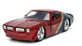 Autíčko DC Pontiac Firebird 1972 Jada kovové s otvárateľnými dverami a figúrkou Wonder Woman dĺžka 13 cm 1:32