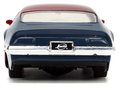 Autíčko DC Pontiac Firebird 1972 Jada kovové s otvárateľnými dverami a figúrkou Wonder Woman dĺžka 13 cm 1:32