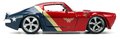 Autíčko DC Pontiac Firebird 1972 Jada kovové s otvárateľnými dverami a figúrkou Wonder Woman dĺžka 13 cm 1:32