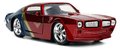 Autíčko DC Pontiac Firebird 1972 Jada kovové s otvárateľnými dverami a figúrkou Wonder Woman dĺžka 13 cm 1:32