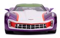 Autíčko DC Chevy Corvette Stingray 2009 Jada kovové s otvárateľnými časťami a figúrkou Joker dĺžka 20 cm 1:24