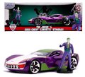 Autíčko DC Chevy Corvette Stingray 2009 Jada kovové s otvárateľnými časťami a figúrkou Joker dĺžka 20 cm 1:24