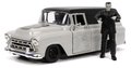 Autíčko Chevy Suburban 1957 Jada kovové s otvárateľnými časťami a figúrkou Frankenstein dĺžka 20 cm 1:24