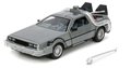 Autíčko Time Machine Back to the Future 1 Jada kovové s otvárateľnými dverami a LED svetlom dĺžka 23 cm 1:24