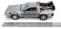 Autíčko Time Machine Back to the Future 1 Jada kovové s otvárateľnými dverami a LED svetlom dĺžka 23 cm 1:24