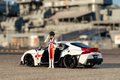 Autíčko Robotech ´20 Toyota Supra Jada kovové s otvárateľnými časťami a figúrkou Rick Hunter dĺžka 20 cm 1:24