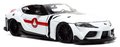 Autíčko Robotech ´20 Toyota Supra Jada kovové s otvárateľnými časťami a figúrkou Rick Hunter dĺžka 20 cm 1:24