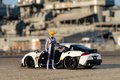 Autíčko Robotech ´20 Toyota Supra Jada kovové s otvárateľnými časťami a figúrkou Roy Fokker dĺžka 20 cm 1:24