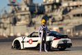 Autíčko Robotech ´20 Toyota Supra Jada kovové s otvárateľnými časťami a figúrkou Roy Fokker dĺžka 20 cm 1:24