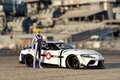 Autíčko Robotech ´20 Toyota Supra Jada kovové s otvárateľnými časťami a figúrkou Roy Fokker dĺžka 20 cm 1:24