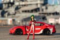 Autíčko Robotech ´20 Toyota Supra Jada kovové s otvárateľnými časťami a figúrkou Miriya Sterling dĺžka 20 cm 1:24