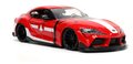 Autíčko Robotech ´20 Toyota Supra Jada kovové s otvárateľnými časťami a figúrkou Miriya Sterling dĺžka 20 cm 1:24