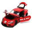 Autíčko Robotech ´20 Toyota Supra Jada kovové s otvárateľnými časťami a figúrkou Miriya Sterling dĺžka 20 cm 1:24