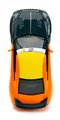 Autíčko Nissan GT-R 2009 Jada kovové s otvárateľnými časťami a figúrka Naruto dĺžka 20 cm 1:24