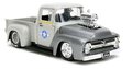 Autíčko Street Fighter Ford Pickup 1956 Jada kovové s otvárateľnými časťami a figúrkou Guile dĺžka 20 cm 1:24