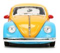 Autíčko Sesame Street VW Beetle 1959 Jada kovové s otvárateľnými časťami a figúrkou Oscar dĺžka 16,5 cm 1:24
