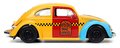 Autíčko Sesame Street VW Beetle 1959 Jada kovové s otvárateľnými časťami a figúrkou Oscar dĺžka 16,5 cm 1:24