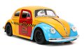 Autíčko Sesame Street VW Beetle 1959 Jada kovové s otvárateľnými časťami a figúrkou Oscar dĺžka 16,5 cm 1:24
