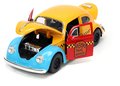 Autíčko Sesame Street VW Beetle 1959 Jada kovové s otvárateľnými časťami a figúrkou Oscar dĺžka 16,5 cm 1:24