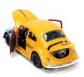Autíčko Sesame Street VW Beetle 1959 Jada kovové s otvárateľnými časťami a figúrkou Oscar dĺžka 16,5 cm 1:24