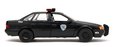 Autíčko RoboCop Ford Taurus 1986 Jada kovové s otvárateľnými časťami a figúrkou Robocop dĺžka 20 cm 1:24