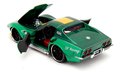 Autíčko Chevrolet Stingray 1969 Street Fighter Jada kovové s otvárateľnými časťami a kovová figúrka Cammy White dĺžka 20 cm 1:24