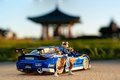 Autíčko Mazda RX-7 1993 Street Fighter Jada kovové s otvárateľnými časťami a figúrka Chun-Li dĺžka 20 cm 1:24
