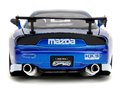 Autíčko Mazda RX-7 1993 Street Fighter Jada kovové s otvárateľnými časťami a figúrka Chun-Li dĺžka 20 cm 1:24