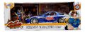 Autíčko Mazda RX-7 1993 Street Fighter Jada kovové s otvárateľnými časťami a figúrka Chun-Li dĺžka 20 cm 1:24