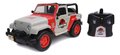 Autíčko na diaľkové ovládanie RC Jeep Wrangler Jurassic World Jada terénne dĺžka 30 cm 1:16 od 6 rokov