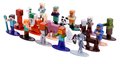 Figúrky zberateľské Minecraft 20-Pack Jada kovové sada 20 druhov výška 4 cm